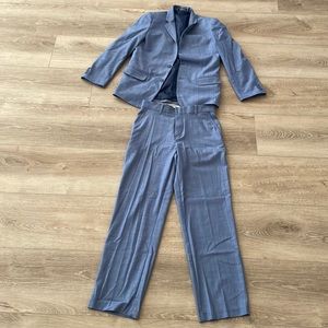 Brand new navy blue suit
